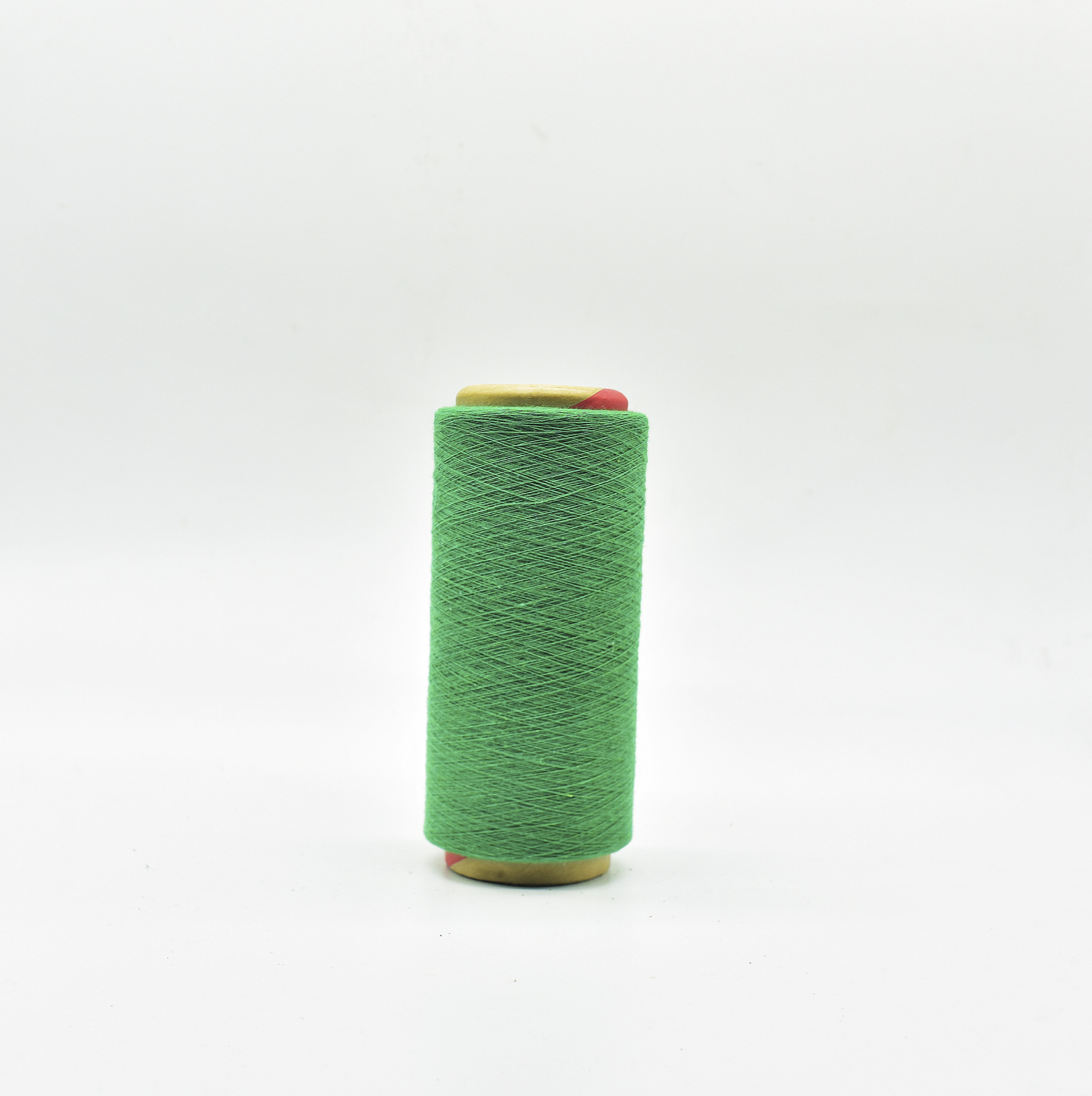 NE 16S Green colors recycled cotton yarn for knitting socks 