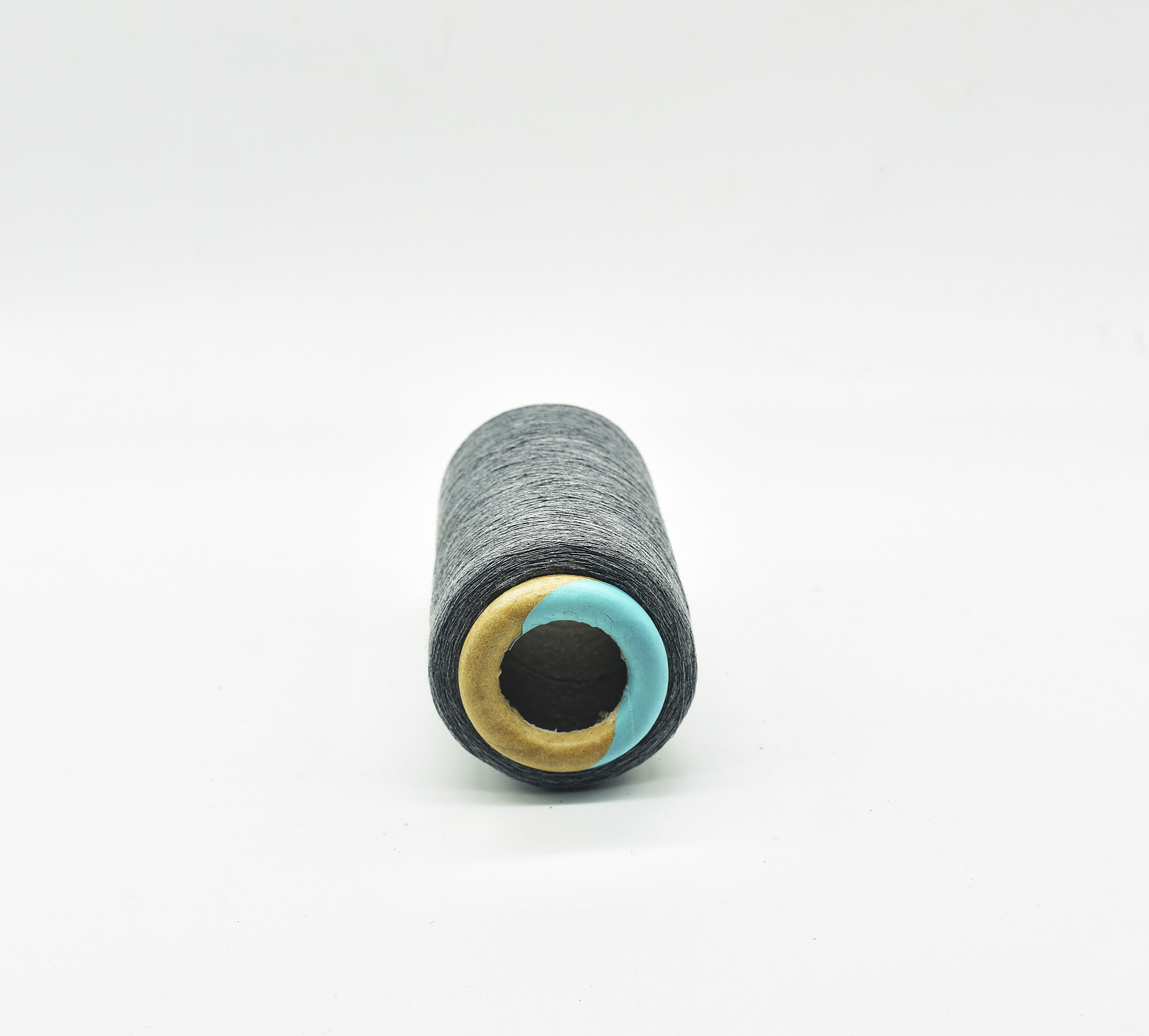 NE 12S melange grey recycled cotton polyester yarn for knitting socks 