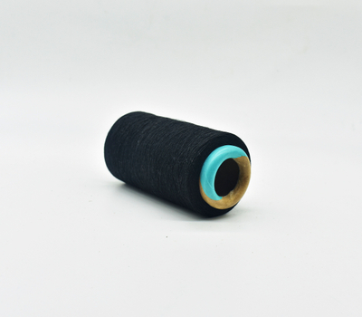 Low twist NE 5S 6S 8S BLACK recycled cotton yarn for glove knitting 