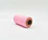 NE 16s pink recycled cotton polyester yarn for knitting socks 