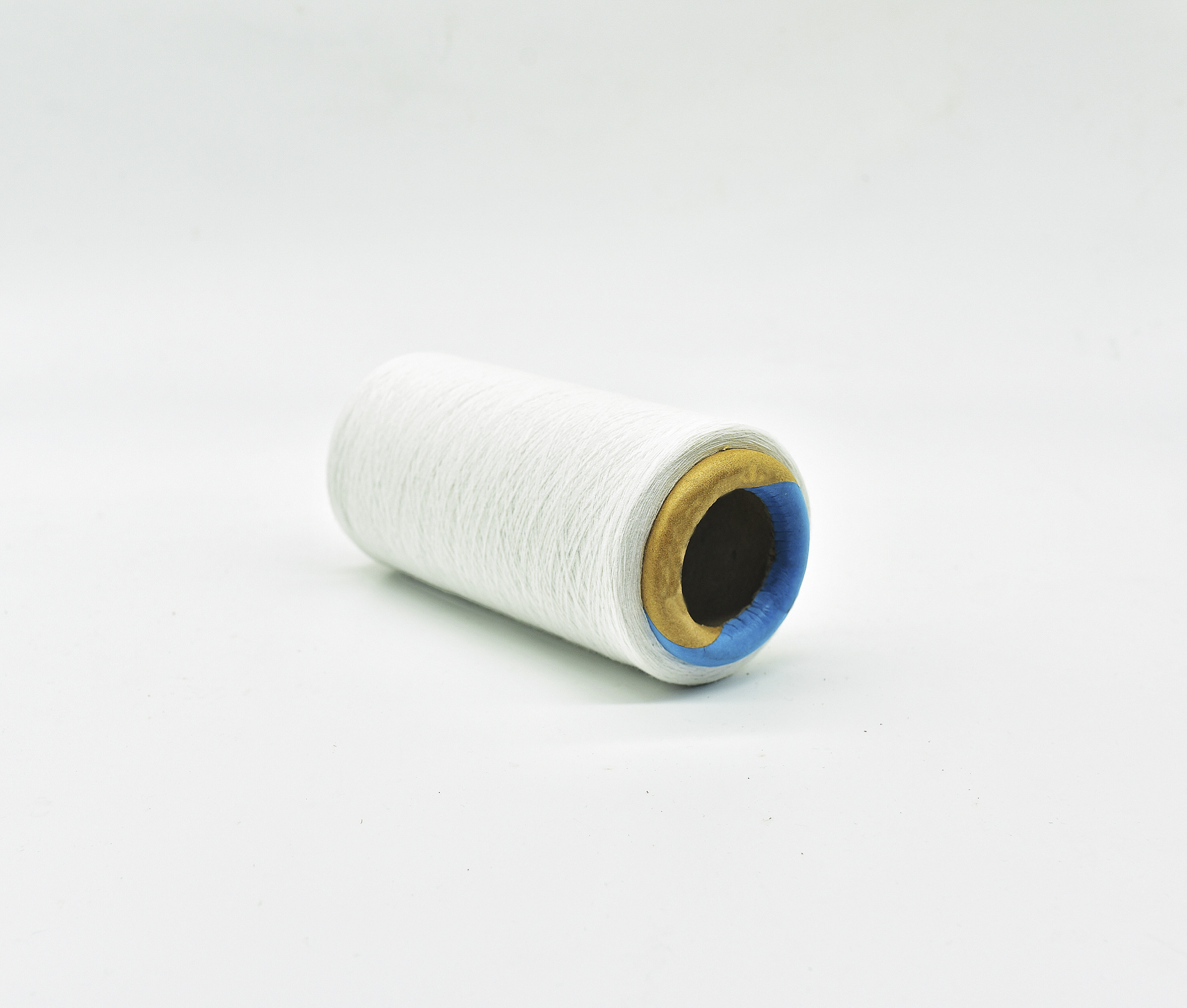 NE 16S Optical white recycled cotton polyester yarn 